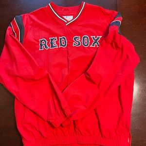 Men’s Boston Red Sox pullover wind breaker in size M
